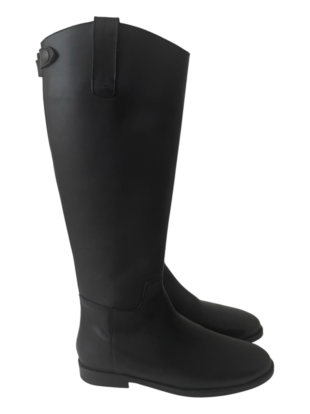 Colisee Paris Black Tall Leather Riding Size 35 EU